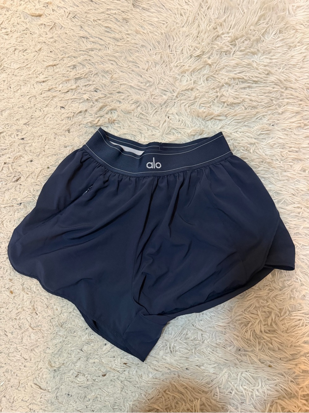 ALO Yoga Match Point Short Navy